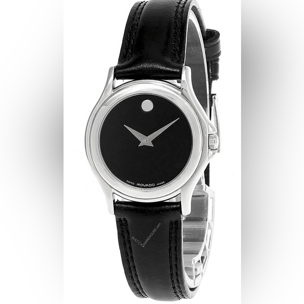 New in Box Movado Elegant Black Watch